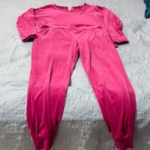 Cable & Gauge Fuchsia Kids Pajama Set